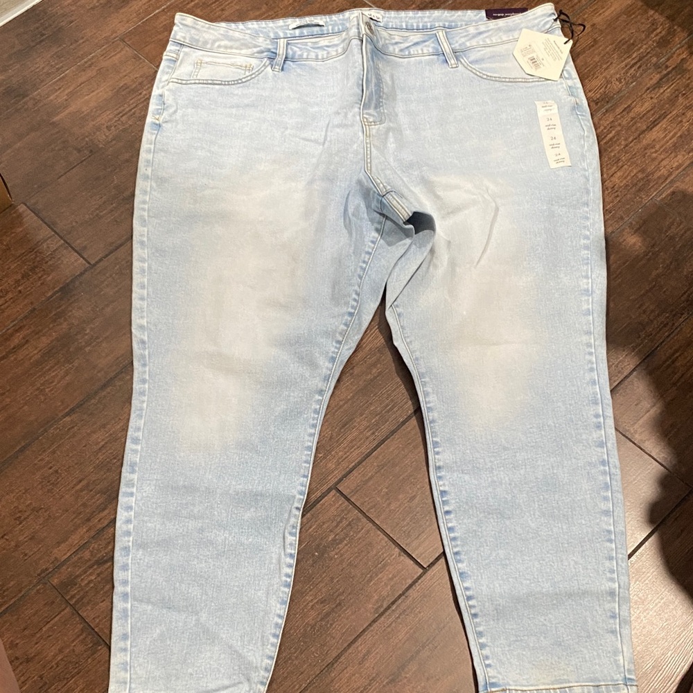 Ava & Viv Sky Blue Denim Pants